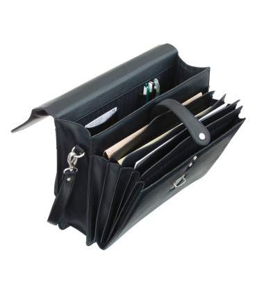 Alassio aktovka FORTE uzamykatelná, černá