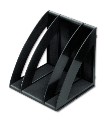 Stojan na časopisy CEP Confort - plastový, černý