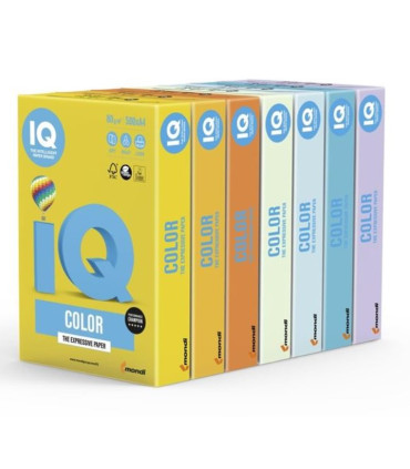 Barevný papír IQ Color A4 - SY40, zlatožlutý, 120g/m2, 250 listů