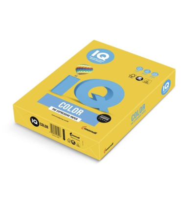 Barevný papír IQ Color A4 - SY40, zlatožlutý, 120g/m2, 250 listů