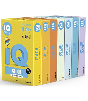 Barevný papír IQ Color A4 - CR20, krémový, 80g/m2, 500 listů