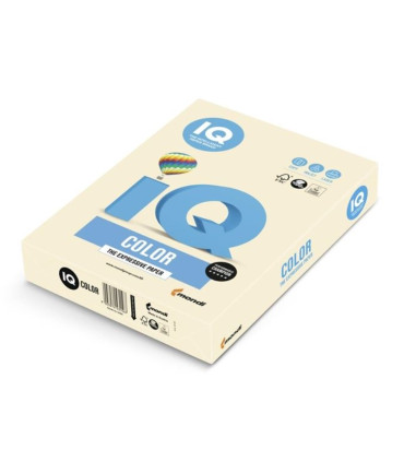 Barevný papír IQ Color A4 - CR20, krémový, 80g/m2, 500 listů