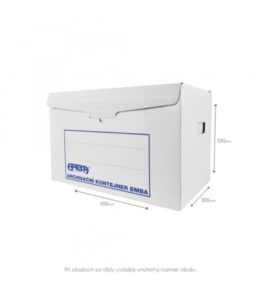 Skupinová krabice na pořadače Emba Extra Strong - 50 x 30 x 33 cm, nosnost 100 kg