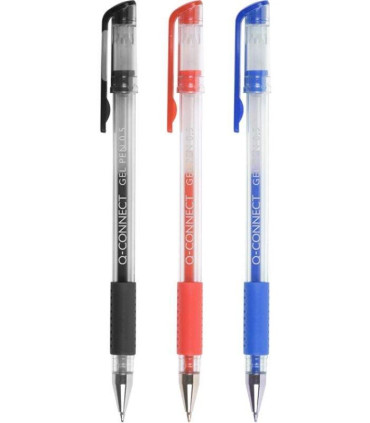 Gelový roller Q-Connect - 0,5 mm, červený