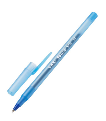 Kuličkové pero ROUND STIC - modré, 60 ks