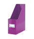 Stojan na časopisy Leitz WOW Click & Store - 10,3 cm, purpurový