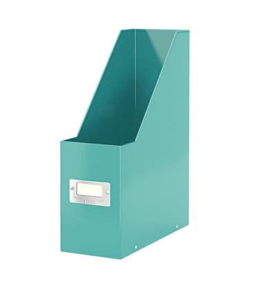 Stojan na časopisy Leitz WOW Click & Store - 10,3 cm, ledově modrý