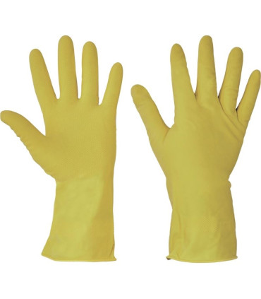 Rukavice STARLING - latexové, úklidové, vel. 10