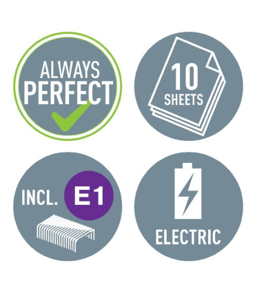 Elektrická sešívačka Leitz NeXXt 5566 - 10 listů, metalicky zelená