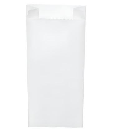 Svačinové sáčky - papírové, 12 + 4 x 24 cm, 100 ks