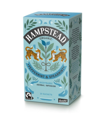 Bylinný čaj Hampstead - mátový, bio, 20 x 2 g