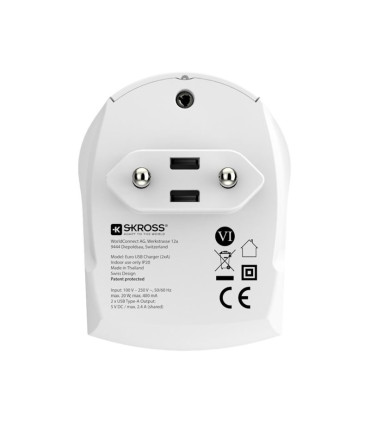 Nabíjecí adaptér Skross SWITZERLAND - 2 USB výstupy