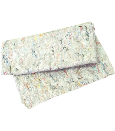 Hadr na podlahu - netkaný, šedý, 1 ks