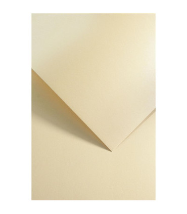 Ozdobný papír A4 Iceland - 220 g/m2, slonová kost, 20 listů