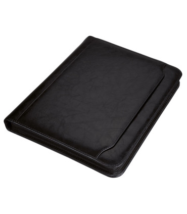 Konferenční desky MASSA A4 se zipem, kalkulačka, černá (30065)