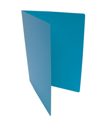 Papírové desky bez chlopní HIT Office - A4, modré , 20 ks