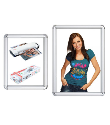 Kliprám s kulatými rohy 25 mm A4 21 x 29,7 cm