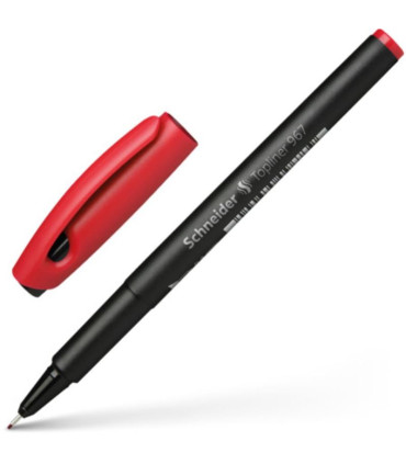 Liner Schneider 967 - 0,4 mm, červený