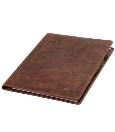 Konferenční desky WINSTON A4, kůže, hnědá (30122)