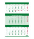 Tříměsíční kalendář 2026 - zelený