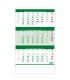 Tříměsíční kalendář 2026 - zelený