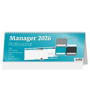 Stolní kalendář 2026 Manager Professional