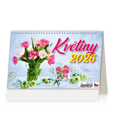 Stolní kalendář 2026 Květiny