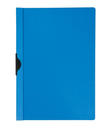 Zakládací desky s klipem Q-Connect - A4, kapacita 60 listů, modré, 25 ks