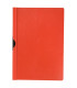Zakládací desky s klipem Q-Connect - A4, kapacita 60 listů, červené, 25 ks