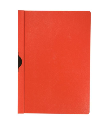 Zakládací desky s klipem Q-Connect - A4, kapacita 60 listů, červené, 25 ks