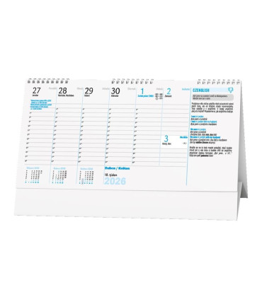 Stolní kalendář 2026 Daňový s angličtinou