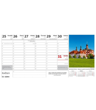 Stolní kalendář 2026 Toulky Českou republikou