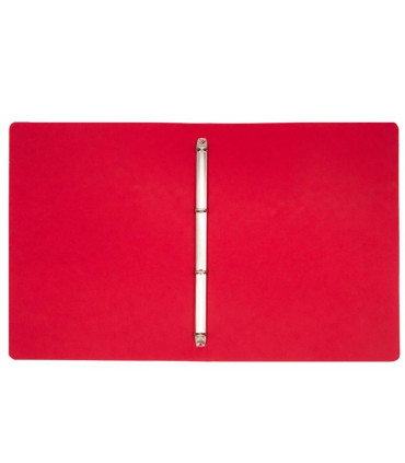 Prešpánový 4kroužkový pořadač - A4, 2 cm, červený