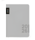 Diář denní Pastelini A5 - šedý 2026