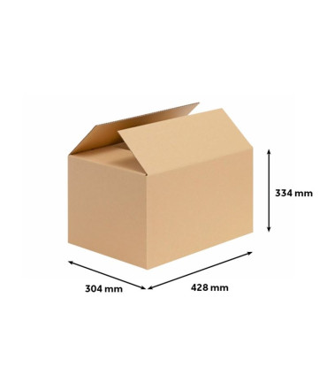 Klopová krabice - 3vrstvá, 434 x 310 x 344 mm (A3), ks