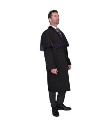 Talár pro soudce černé - fialové, muž
