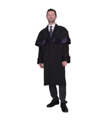 Talár pro soudce černé - fialové, muž