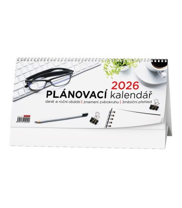 Stolní kalendář 2026 Plánovací