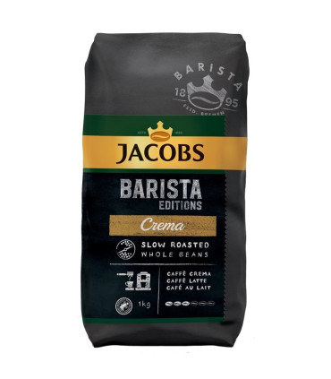Zrnková káva Jacobs Barista - Crema, 1 kg