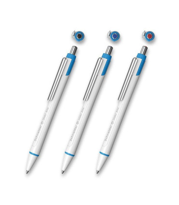 Kuličkové pero Schneider Slider Xite - bílé, modrá nálpň