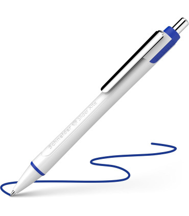 Kuličkové pero Schneider Slider Xite - bílé, modrá nálpň