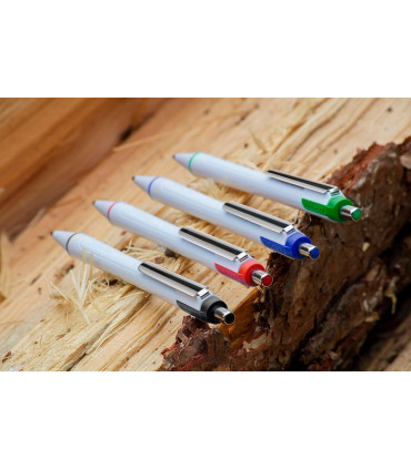 Kuličkové pero Schneider Slider Xite - bílé, modrá nálpň