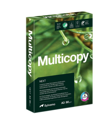 Kancelářský papír MultiCopy Next - A3, 80g/m2, CIE 168, 500 listů