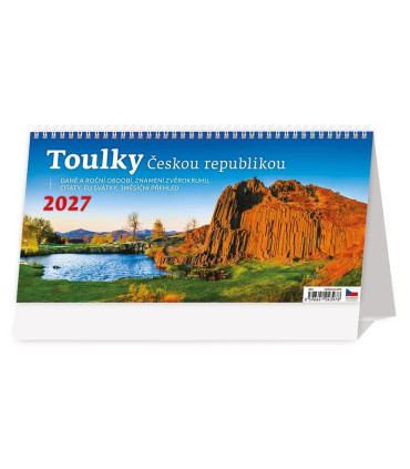 Stolní kalendář - Toulky Českou republikou