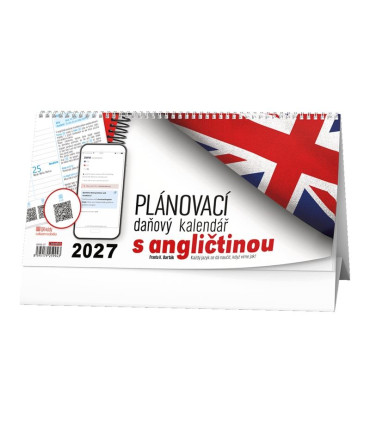 Stolní kalendář - Daňový s angličtinou