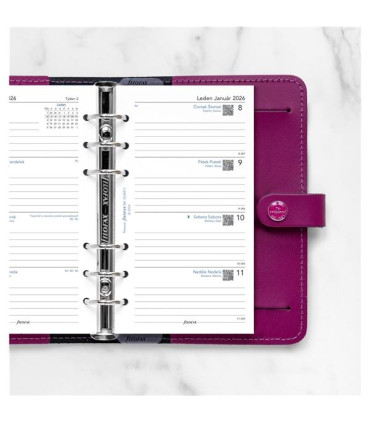 Náhradní náplň diáře Filofax - A6, týden na 2 strany