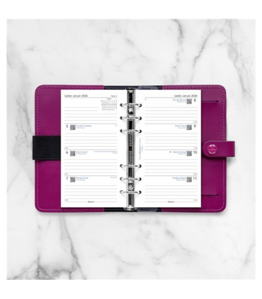 Náhradní náplň diáře Filofax - A6, týden na 2 strany